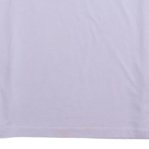 Nike Women's Purple Dri-Fit Graphic Sports T-Shirt Size S - Image 8