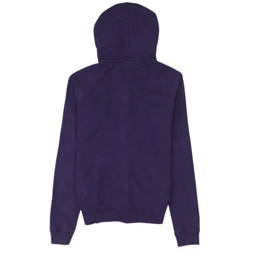 Nike Women's Purple Full Zip Hoodie Small Cotton Blend - Image 4
