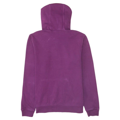 Nike Womens Purple Pullover Hoodie M Cotton Blend Hooded Sweatshirt - Image 4
