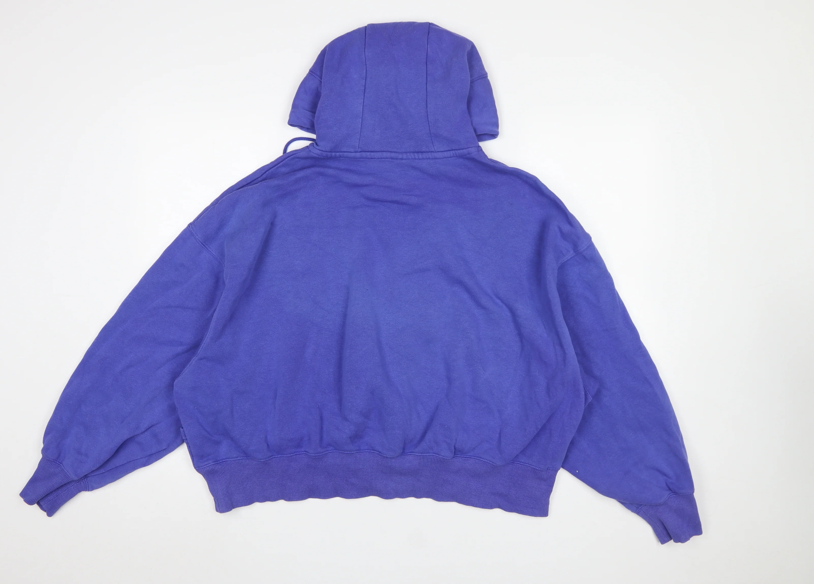 Nike Women's Purple Pullover Hoodie Small Relaxed Fit Cotton Blend - Image 3