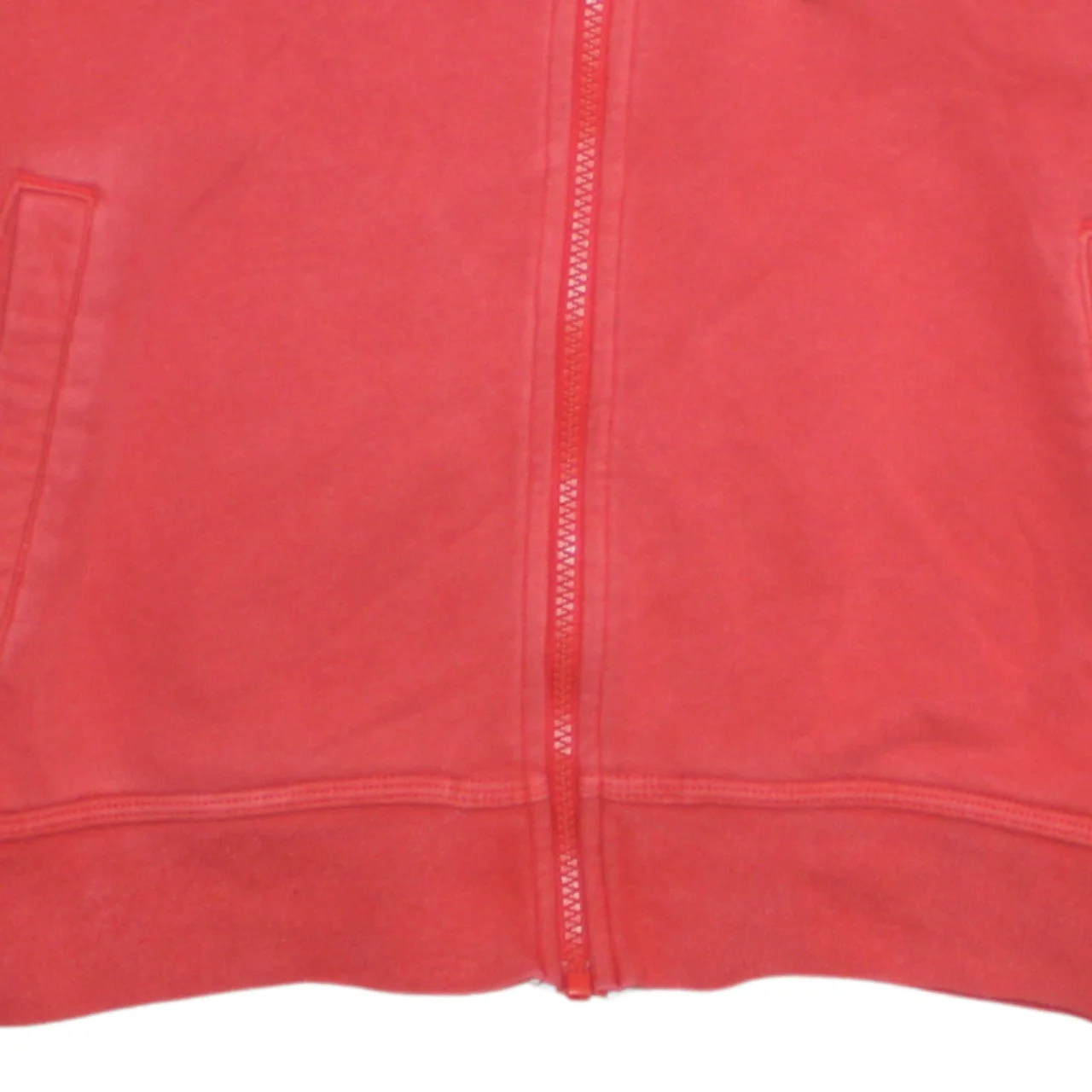 Nike Womens Red Full Zip Hoodie Small Cotton Blend Casual Sweatshirt - Image 8
