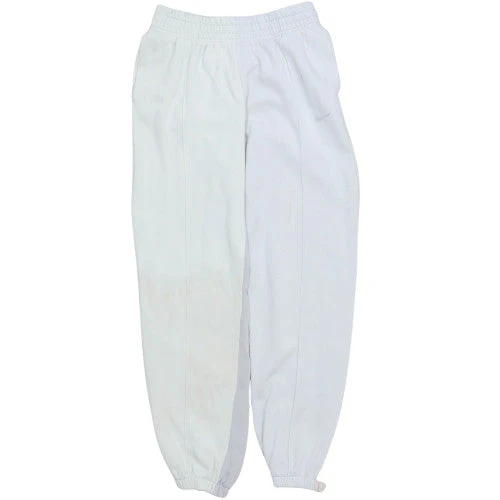 Nike Women's White Fleece Jogger Sweatpants Size S