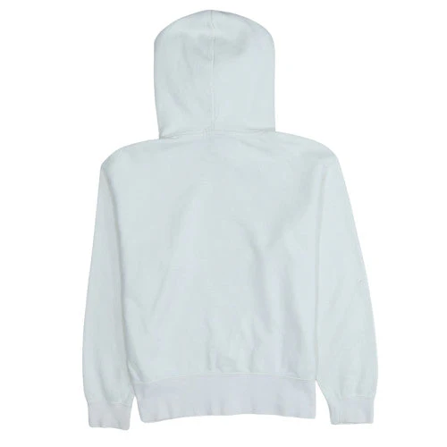 Nike Womens White Pullover Hoodie XS Cotton Blend Logo Sweatshirt - Image 4