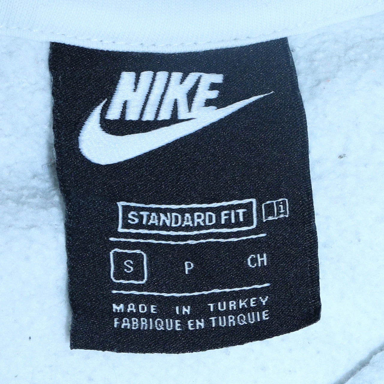 Nike Womens White Small Pullover Hoodie Standard Fit Graphic Print - Image 5