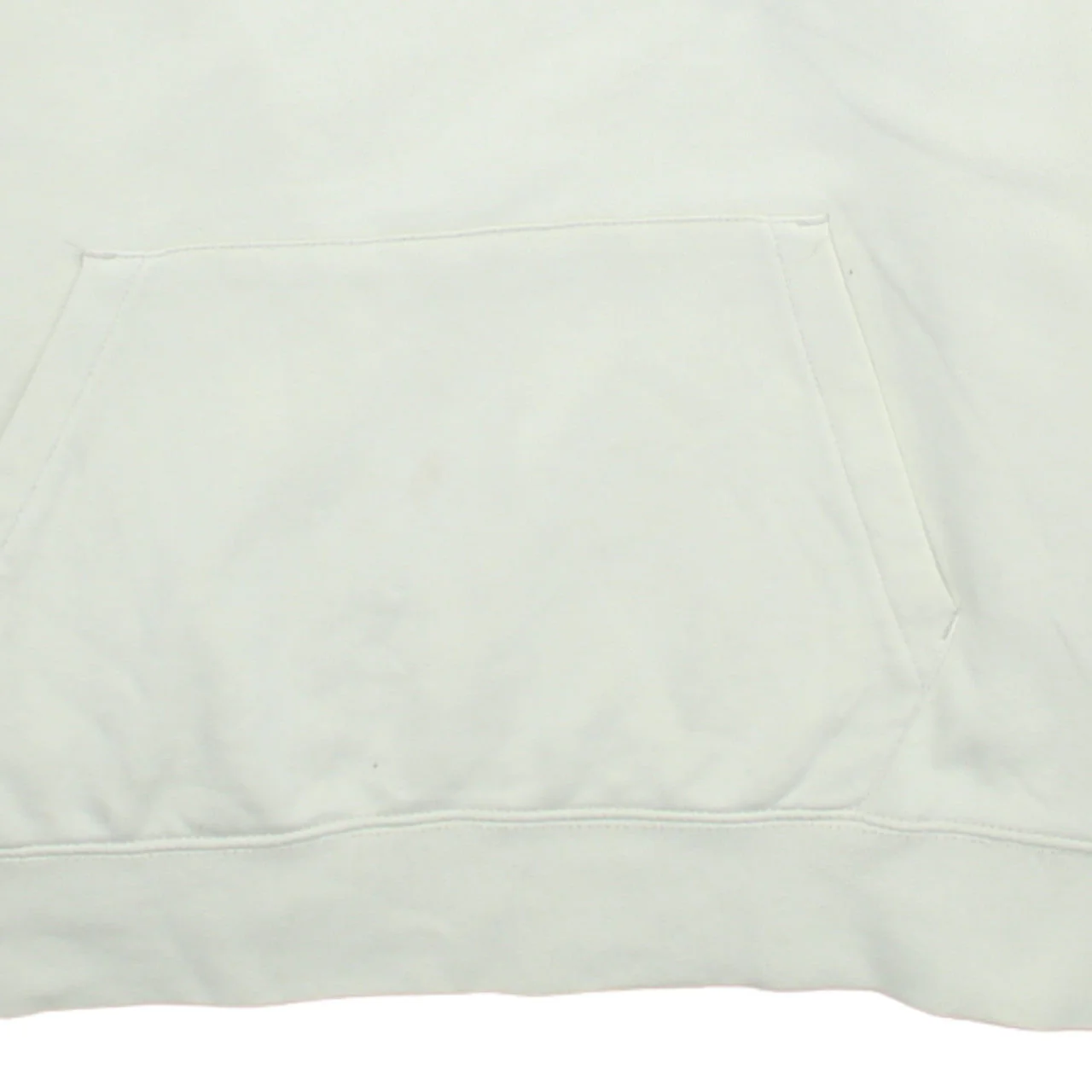 Nike Womens Yellow & White Pullover Hoodie Medium Cotton Blend - Image 8