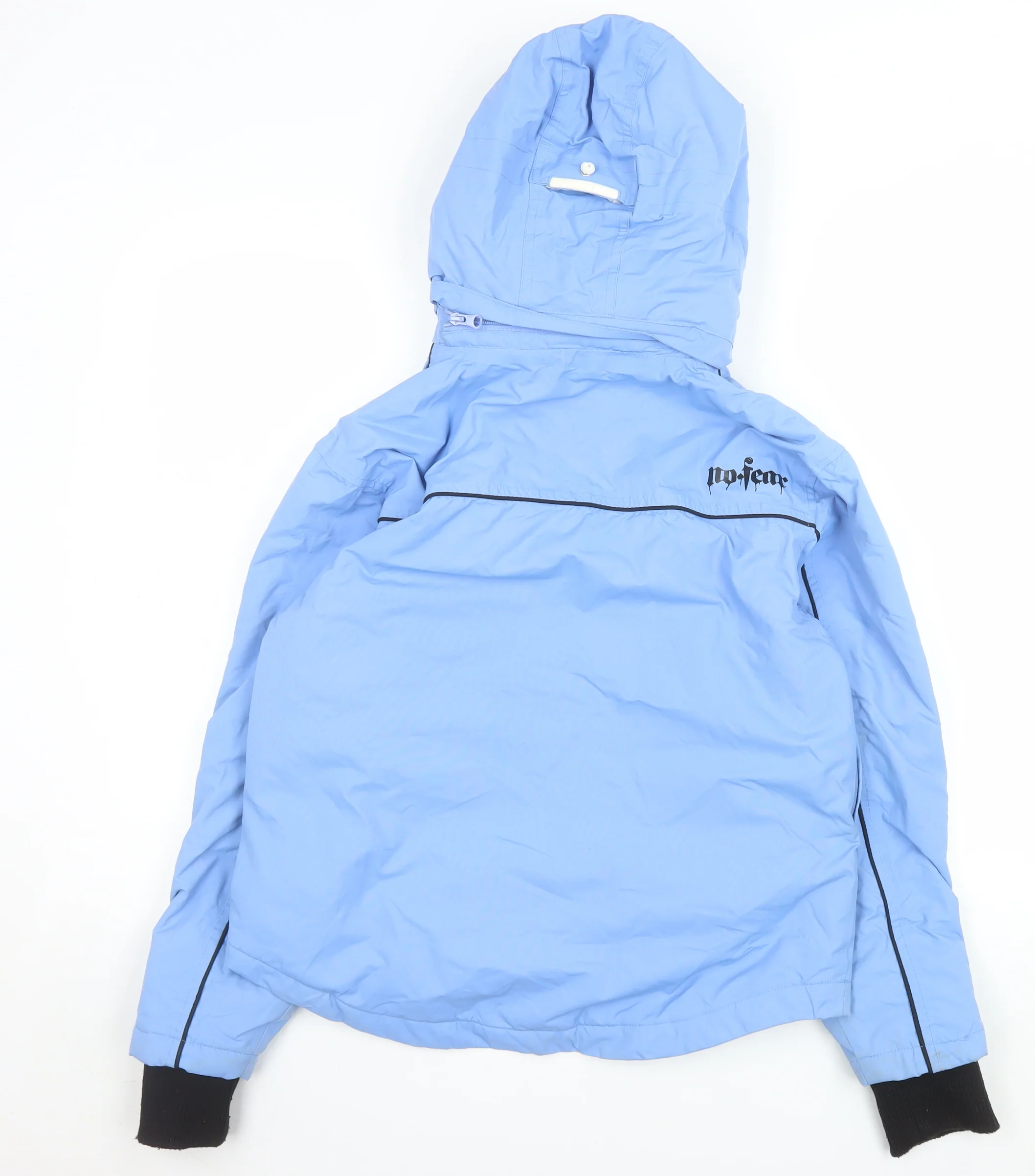 No Fear Girls Blue Waterproof Breathable Ski Jacket 11-12 Years Winter Hooded - Image 3