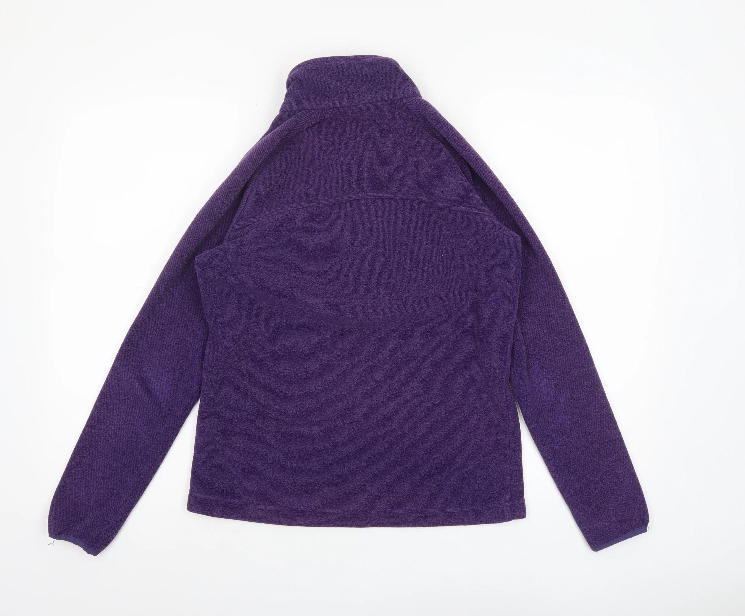 North Ridge Women's Purple Fleece 1/2 Zip Pullover Sweatshirt Size 10 - Image 3