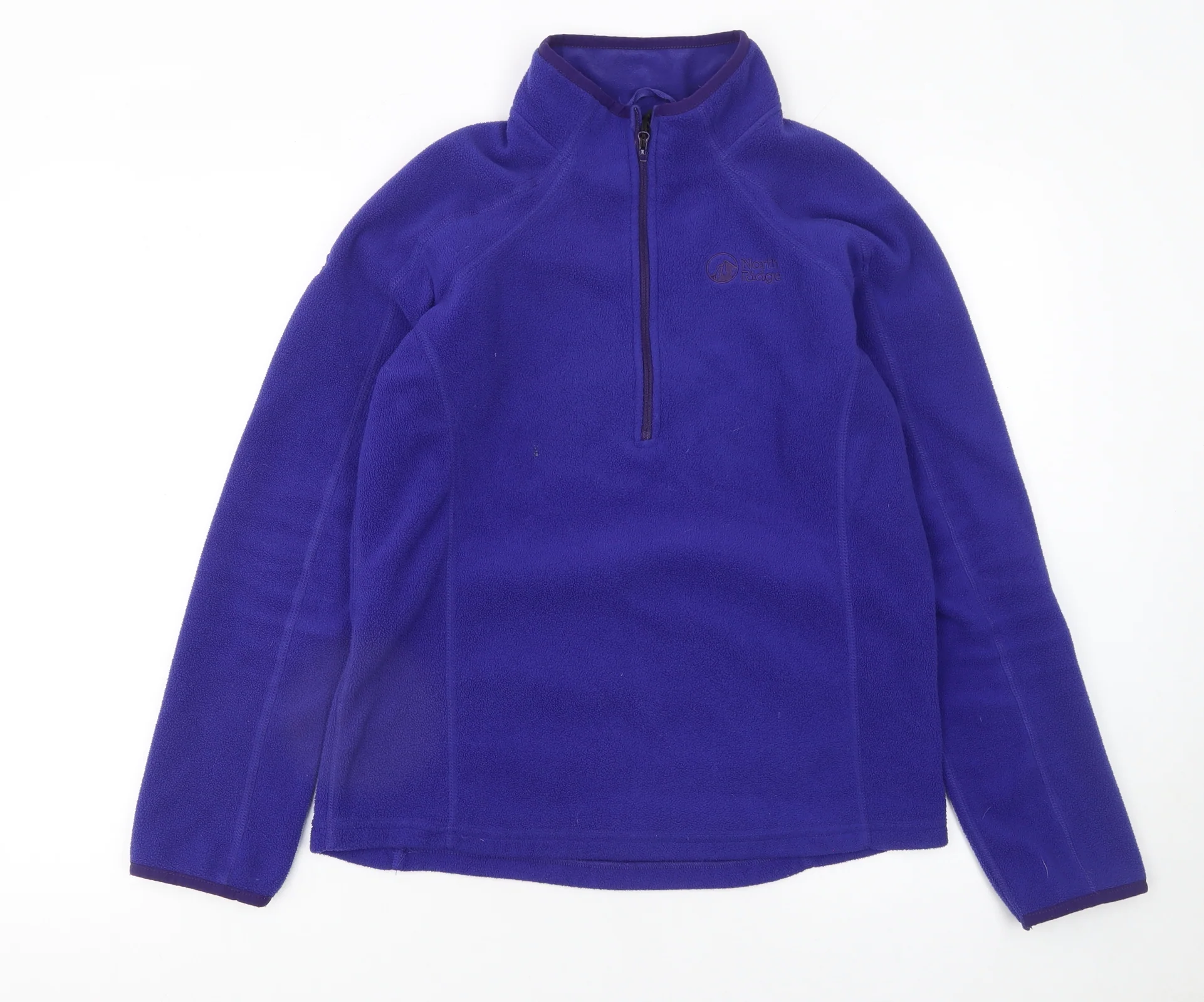 North Ridge Women's Purple Fleece Pullover Sweatshirt UK 12