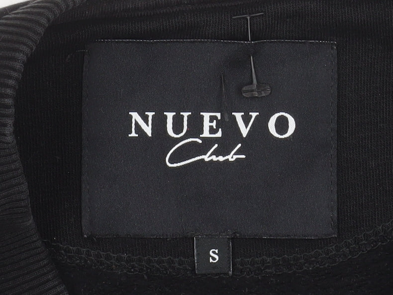Nuevo Club Men's Black Graphic Pullover Sweatshirt Size S - Image 4