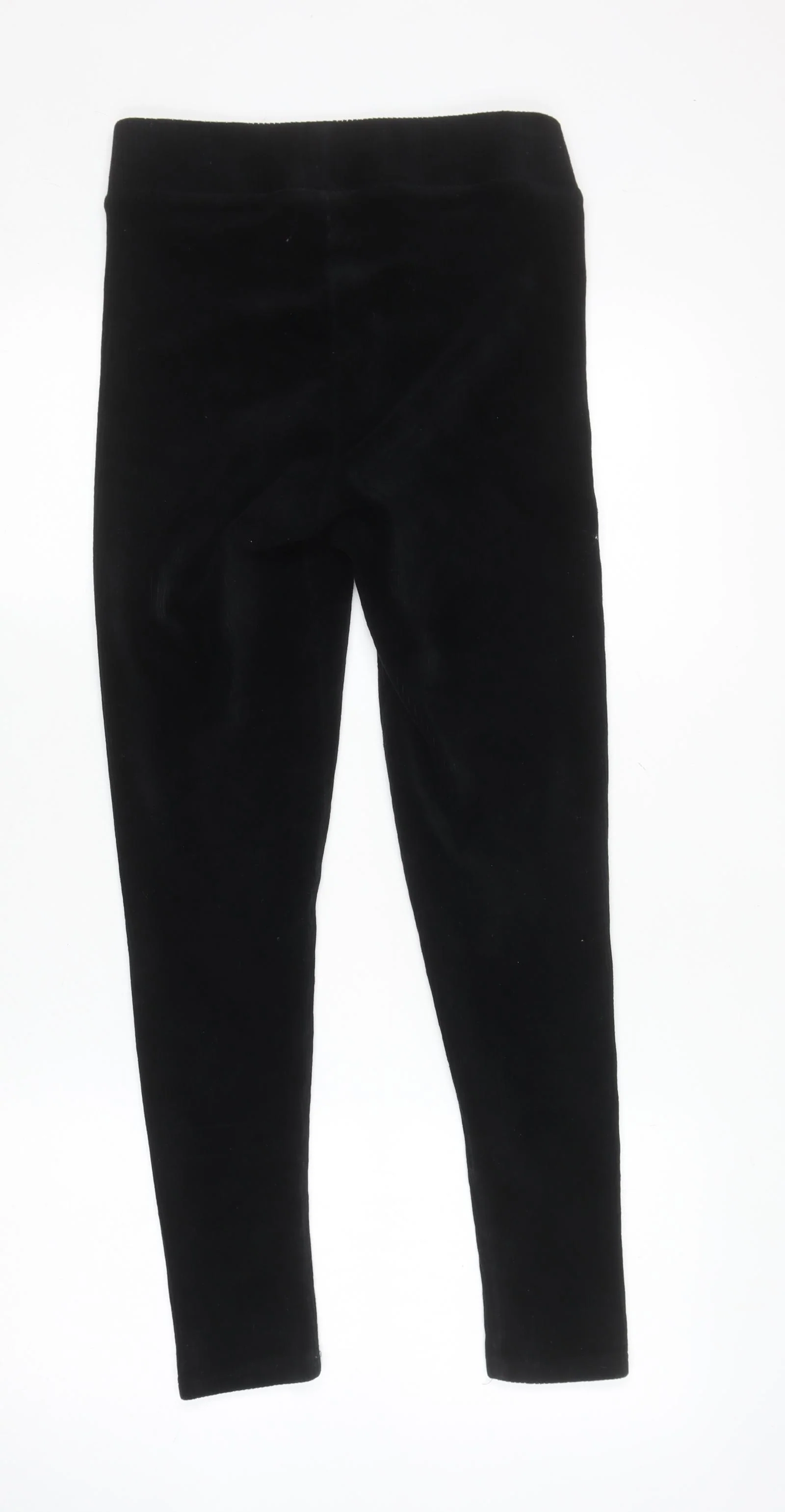 Nutmeg Womens Black Corduroy Stretch Leggings Size 8 - Image 3
