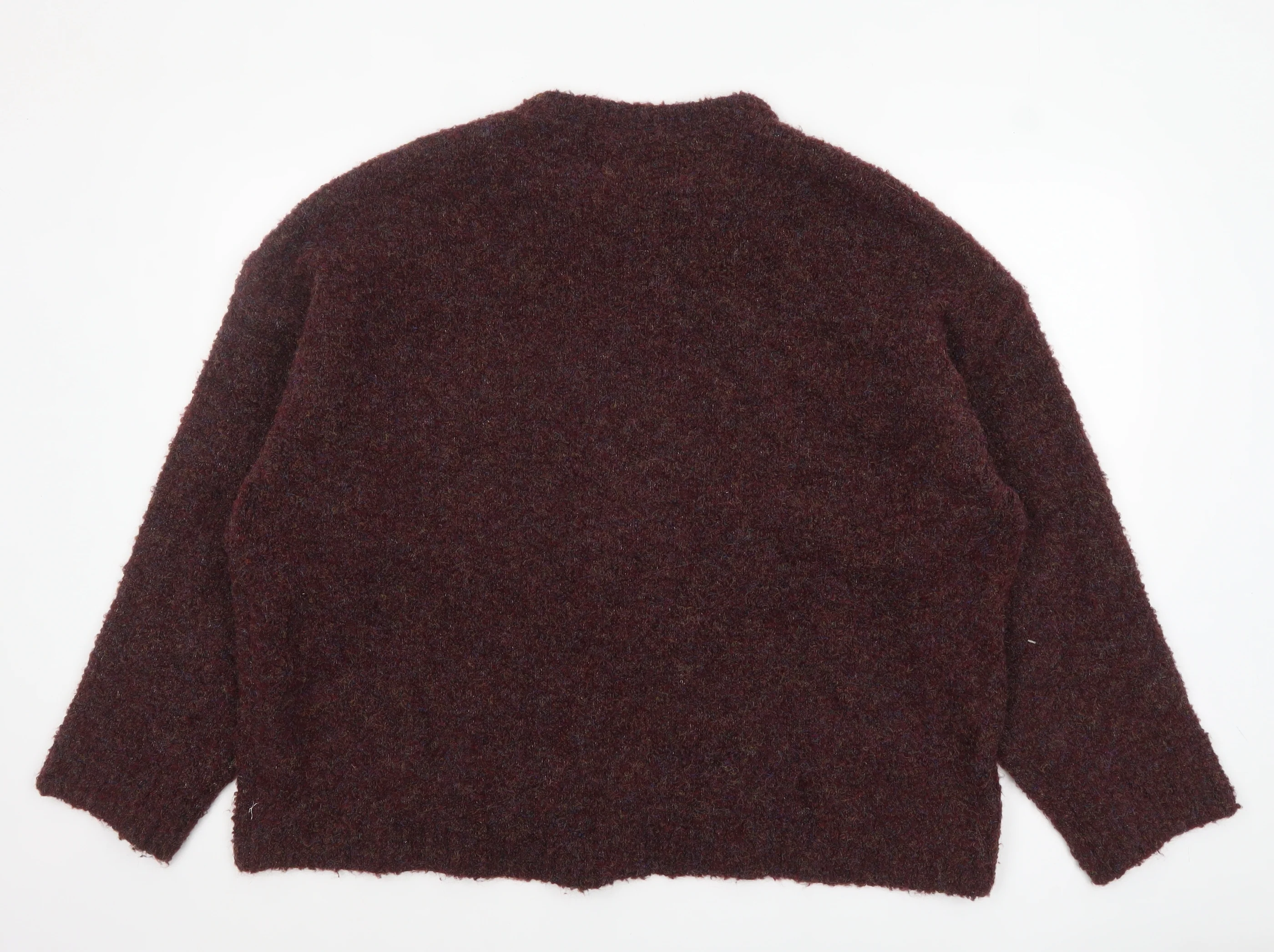 Nutmeg Womens Brown 'MILAN' Pullover Jumper Size 20 Plus Knit Wool Blend - Image 3