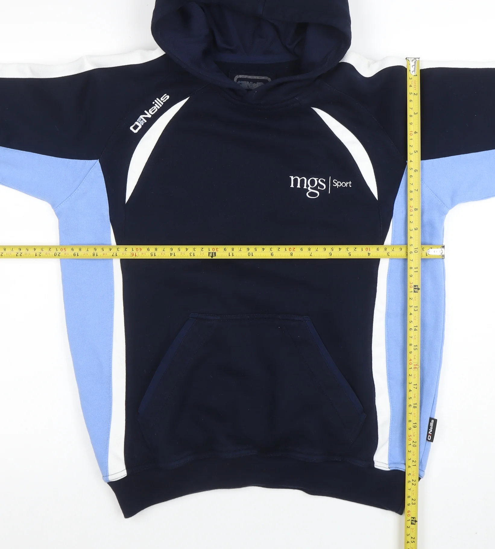 O’Neills Boys Navy Blue Hoodie 13 Years Pullover Cotton Blend Sportswear - Image 2