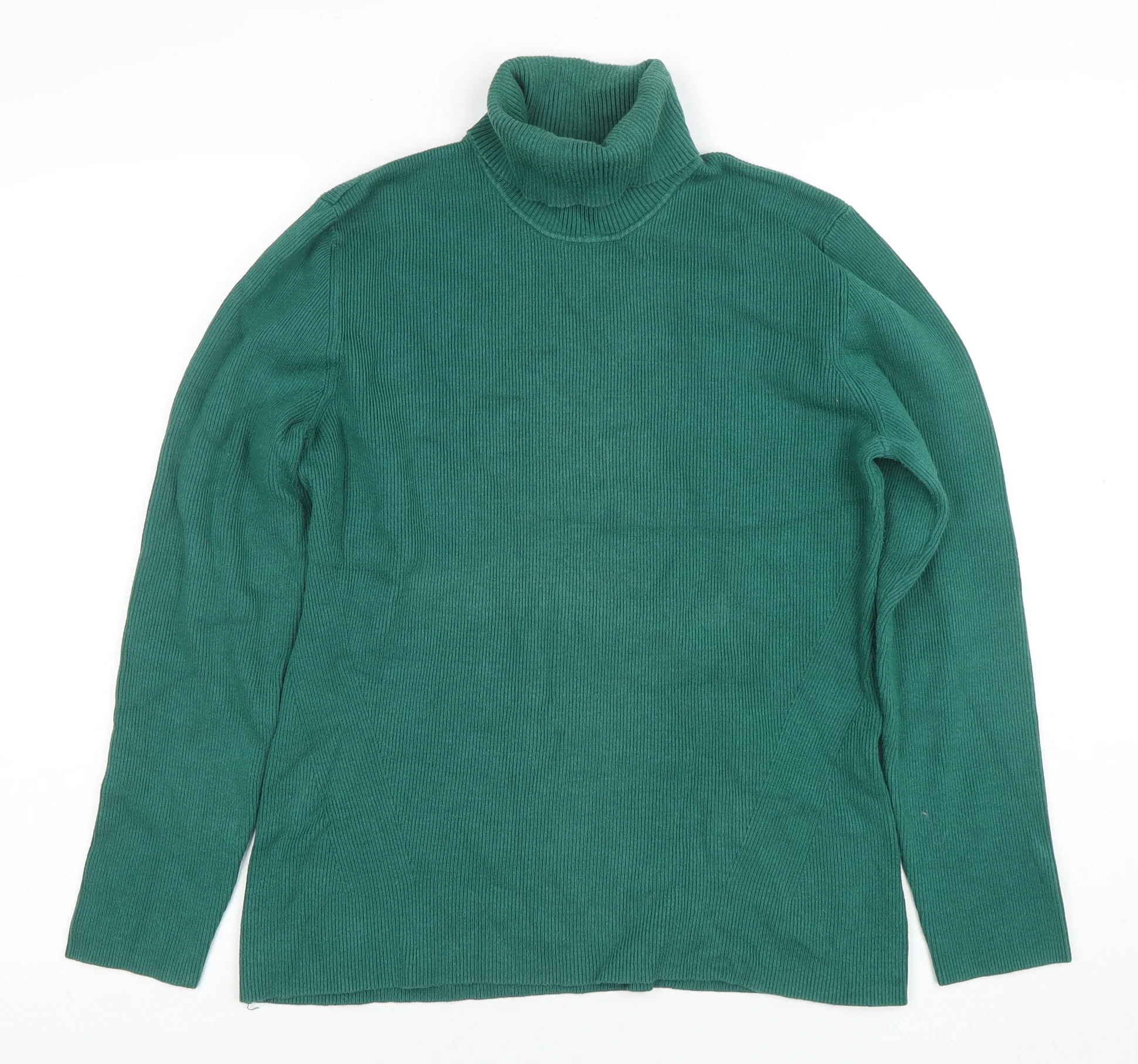 Oasis Women’s Green Roll Neck Long Sleeve Knit Jumper Size L