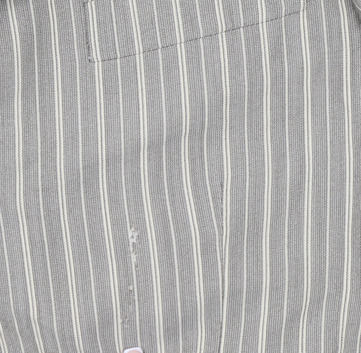 Obvious Men's Beige Striped Wool Blend Blazer Jacket Size 50 Reg - Image 6