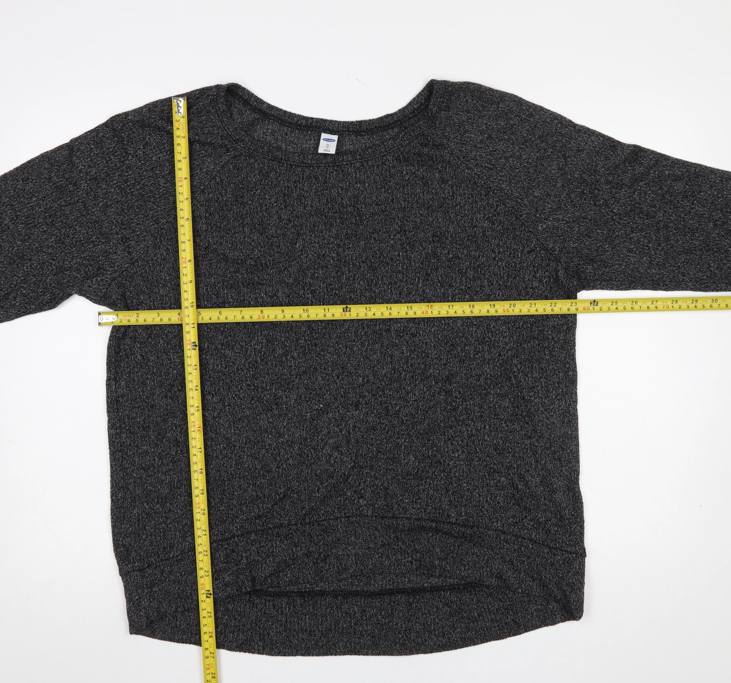 Old Navy Women's Grey XL Crew Neck Knit Pullover Jumper - Image 2