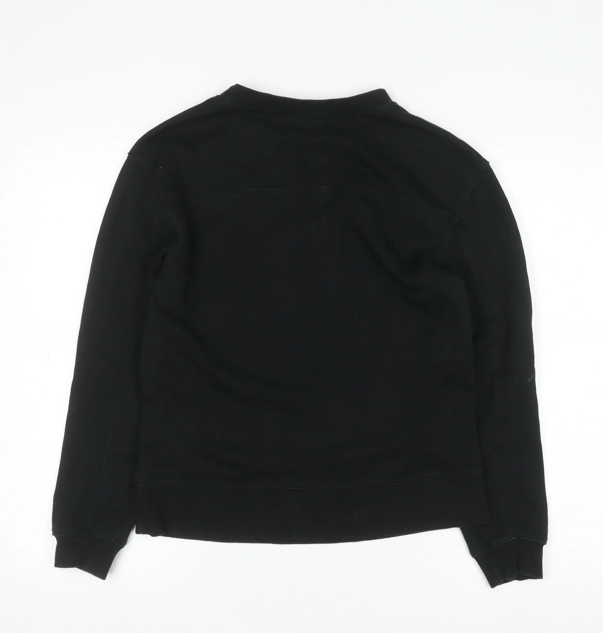 Oliver Bonas Womens Black Fringe Pullover Jumper Size 8 - Image 3