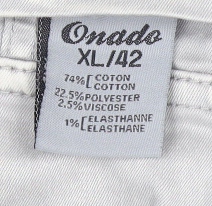 Onado Women's Grey Cotton Blend Denim Style Jacket XL - Image 4