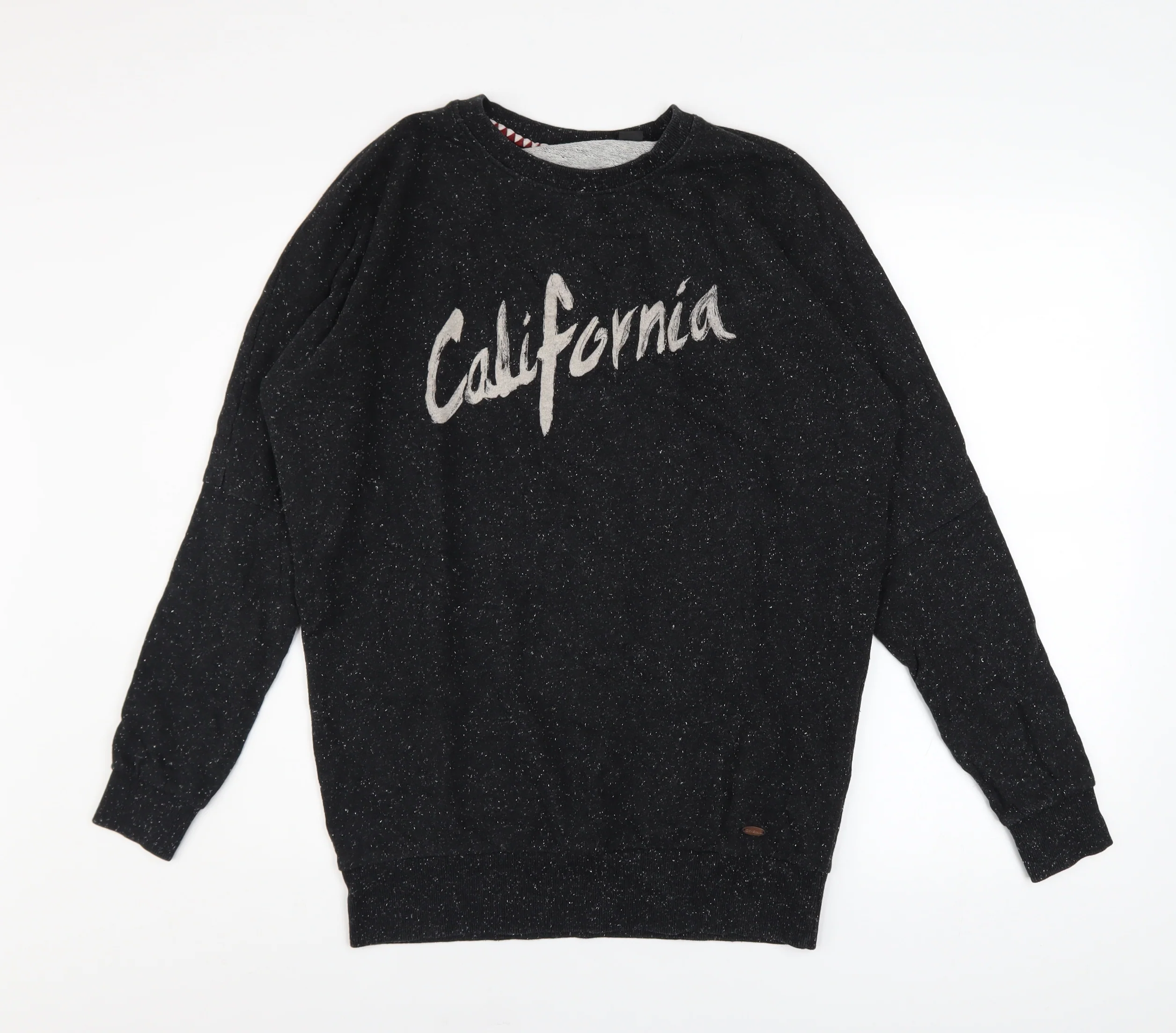 O'Neill Men's Black California Graphic Knit Sweatshirt Size S