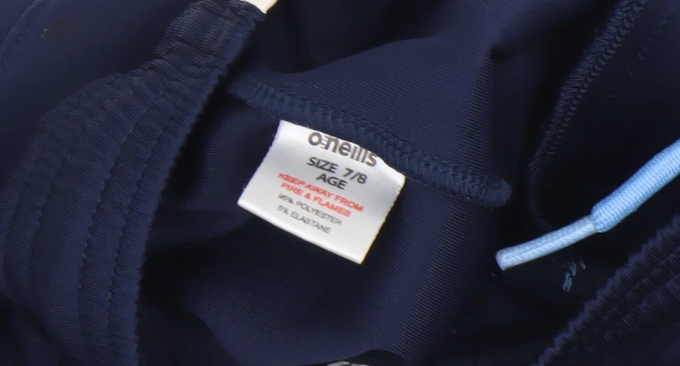 O'Neills Boys Blue 7-8 Years Athletic Shorts Dublin GAA Activewear - Image 4