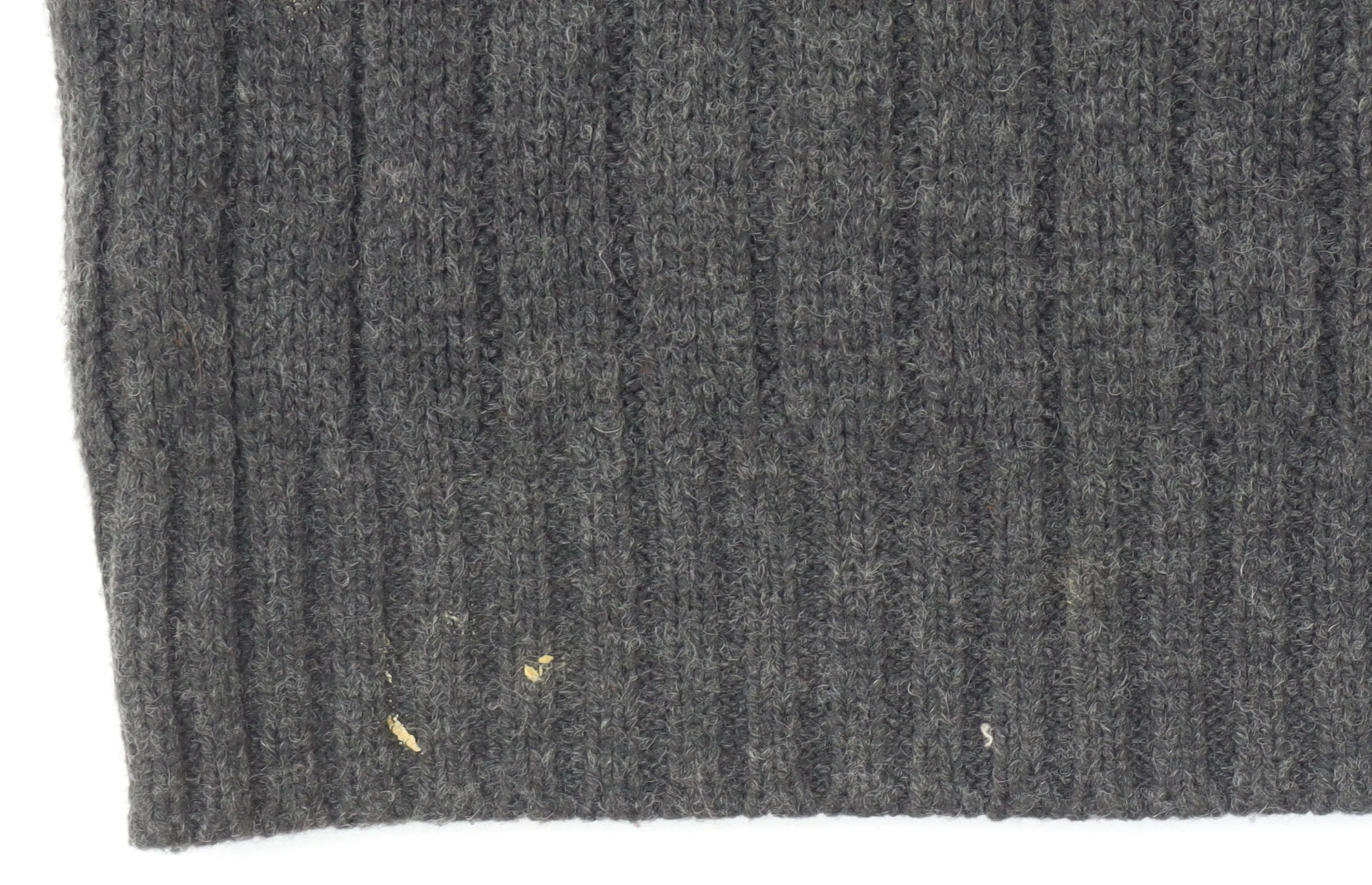 Onfire Men Grey 1/2 Zip High Neck Knit Jumper Size M - Image 5