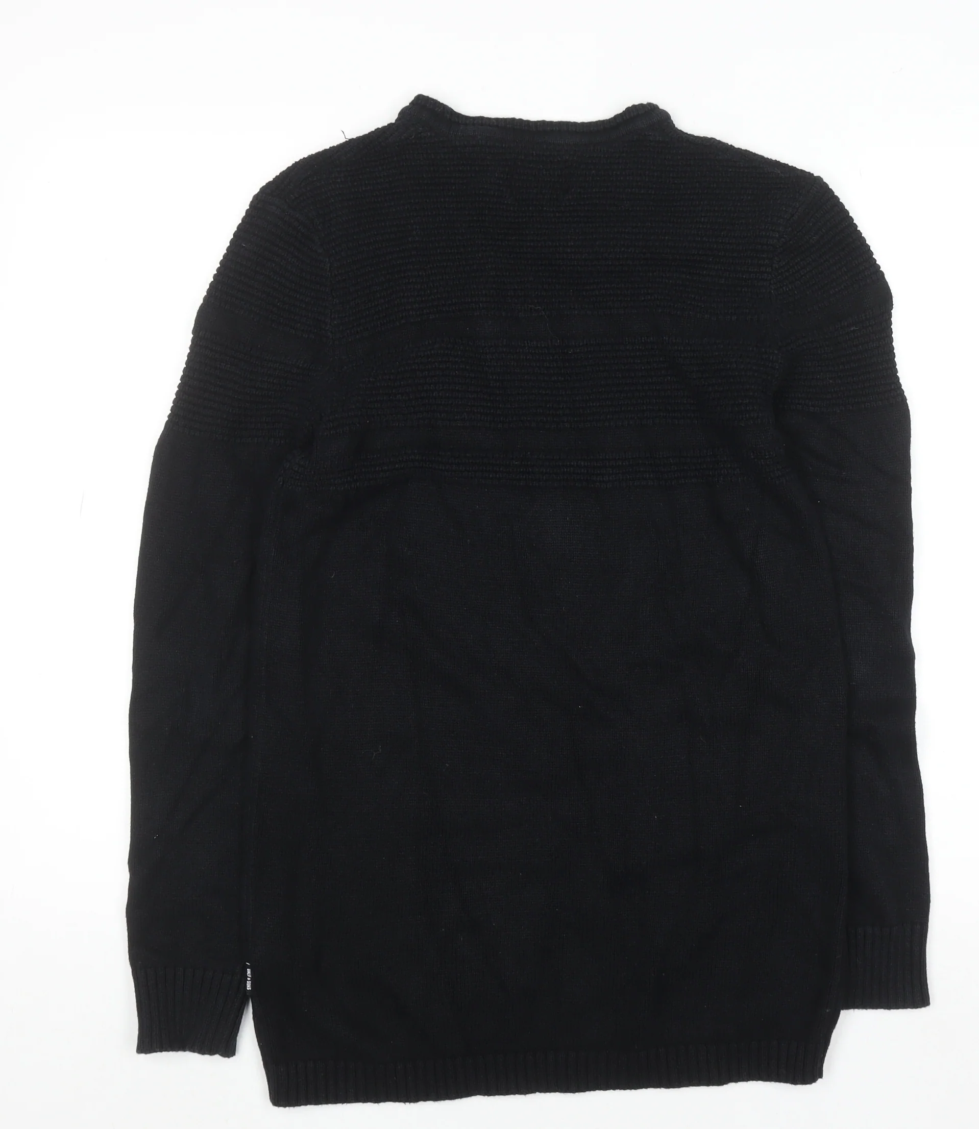 ONLY & SONS Unisex Adults Black S Pullover Knit Jumper - Image 3