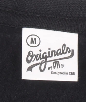 Originals by PM Men's Black Funny Graphic T-Shirt M - Image 5