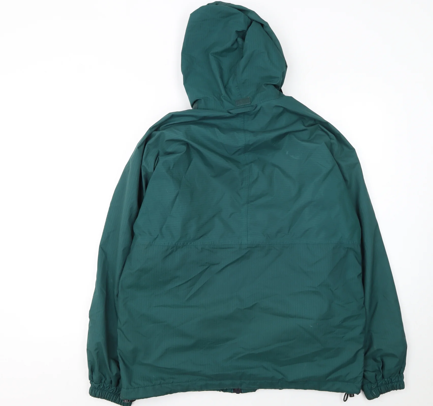Outdoor Scene Men's Green Waterproof Hooded Jacket Size S - Image 3