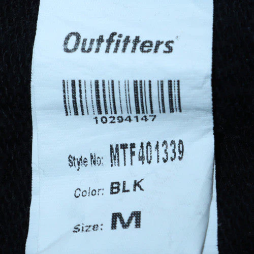 Outfitters Men's Black Crew Neck Pullover Sweatshirt Size M - Image 6