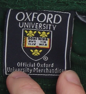 Oxford University Girls Green Pullover Sweatshirt 12-13 Years Fleece Logo - Image 4