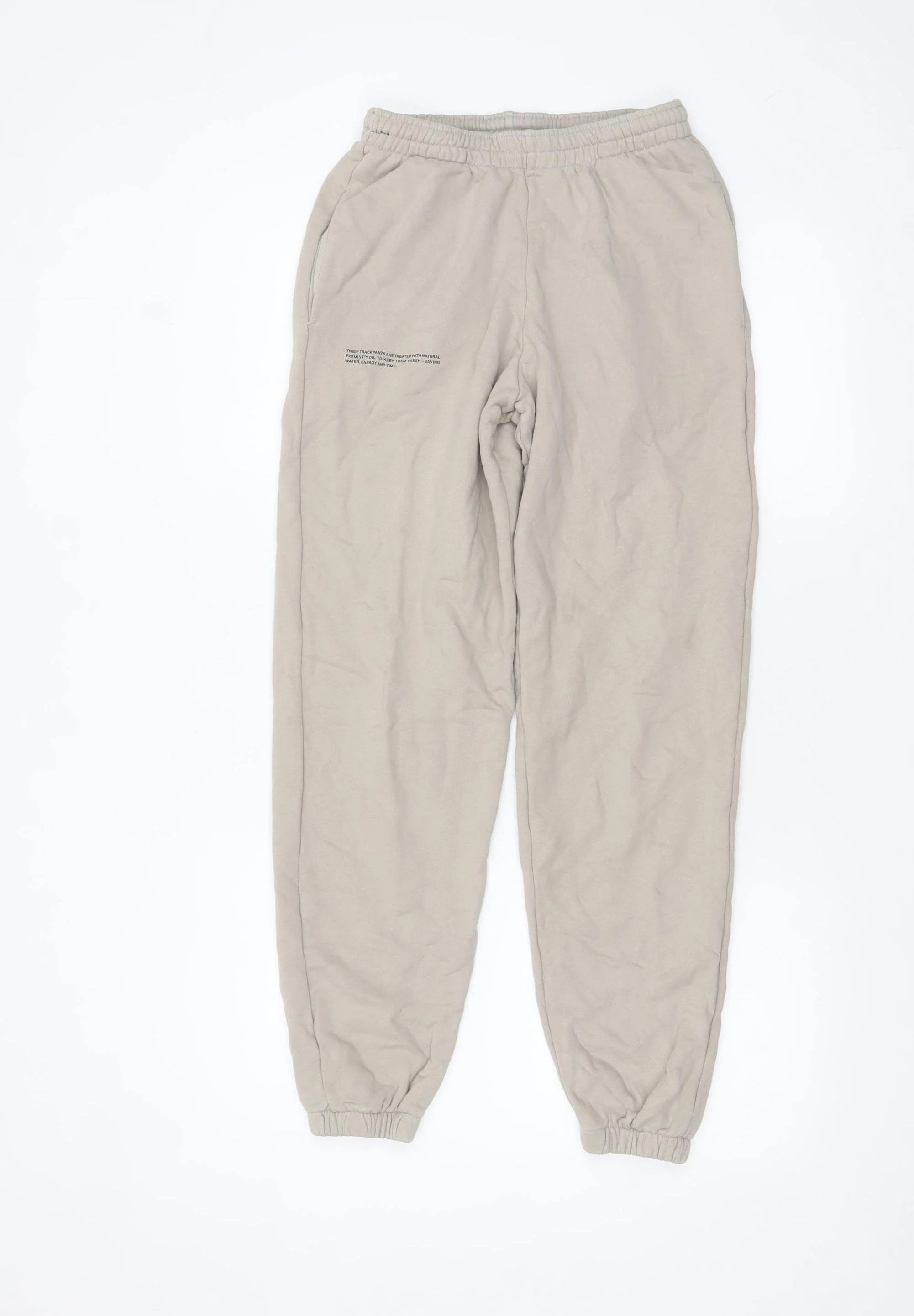 Pangaia Womens Beige 2XS Jogger Trousers 100% Organic Cotton - Image 3