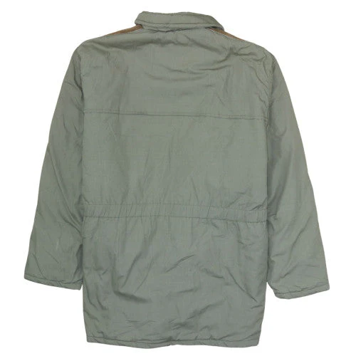 Panoply Men's Green XL Quilted Hunting Jacket with Pockets and Suede Shoulders - Image 4