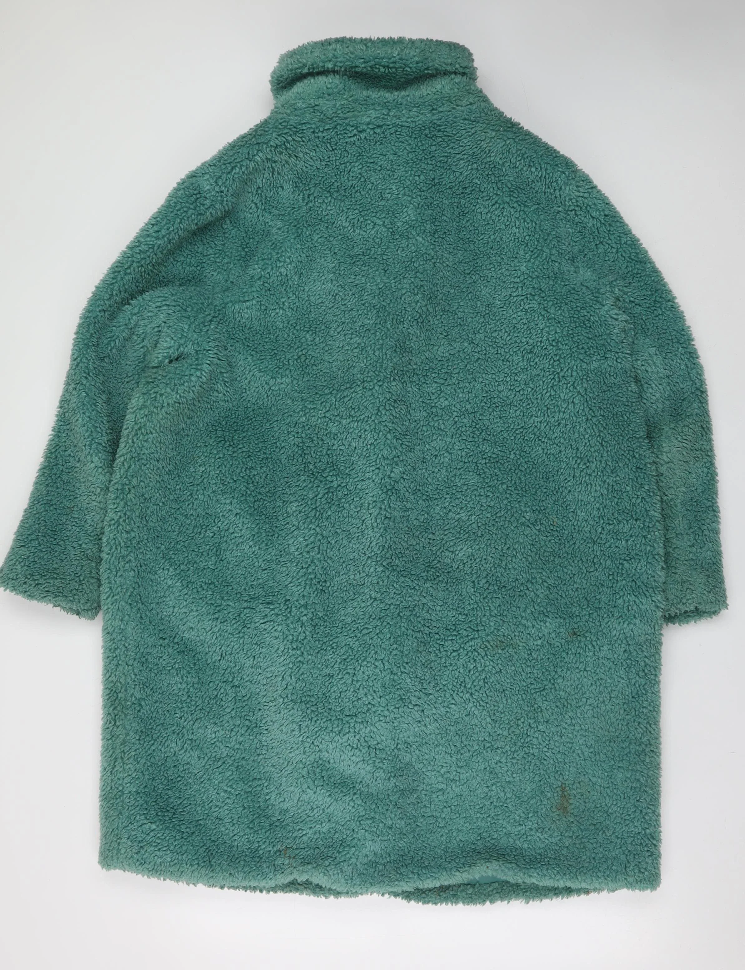 Papaya Petite Green Teddy Coat Women's Size 18 Polyester Mid-Length - Image 3