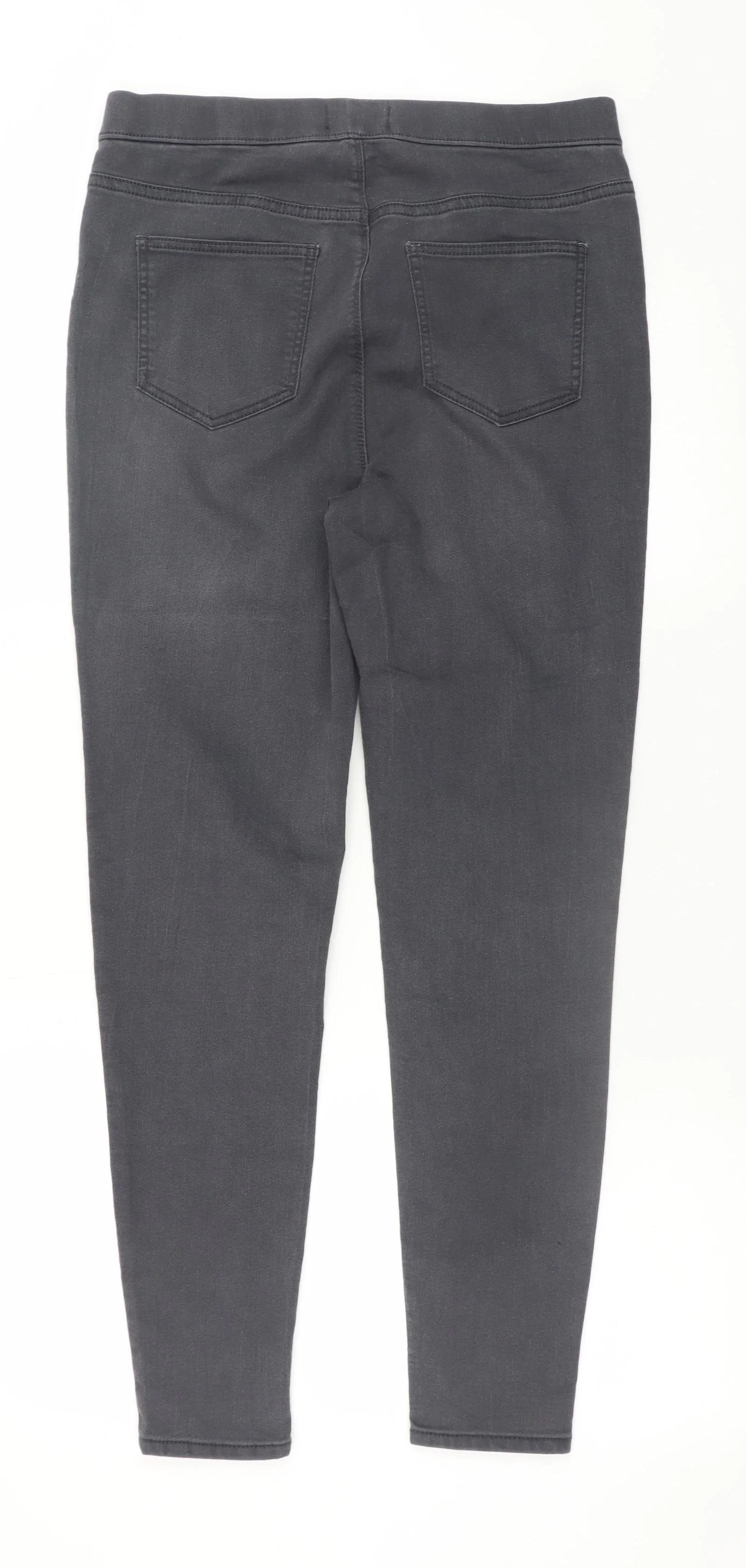 Papaya Women's Grey Skinny Stretch Denim Jeans Size 10 - Image 3