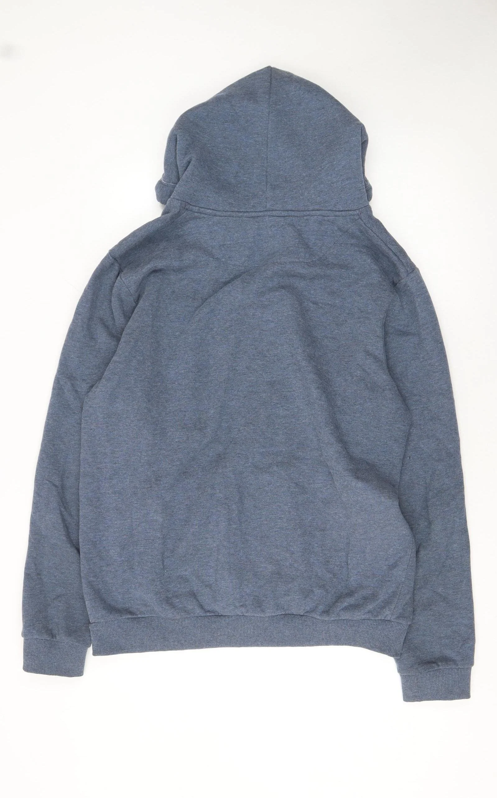 Paraffin Mens Blue 2XL Pullover Hoodie Embroidered Logo Fleece - Image 3