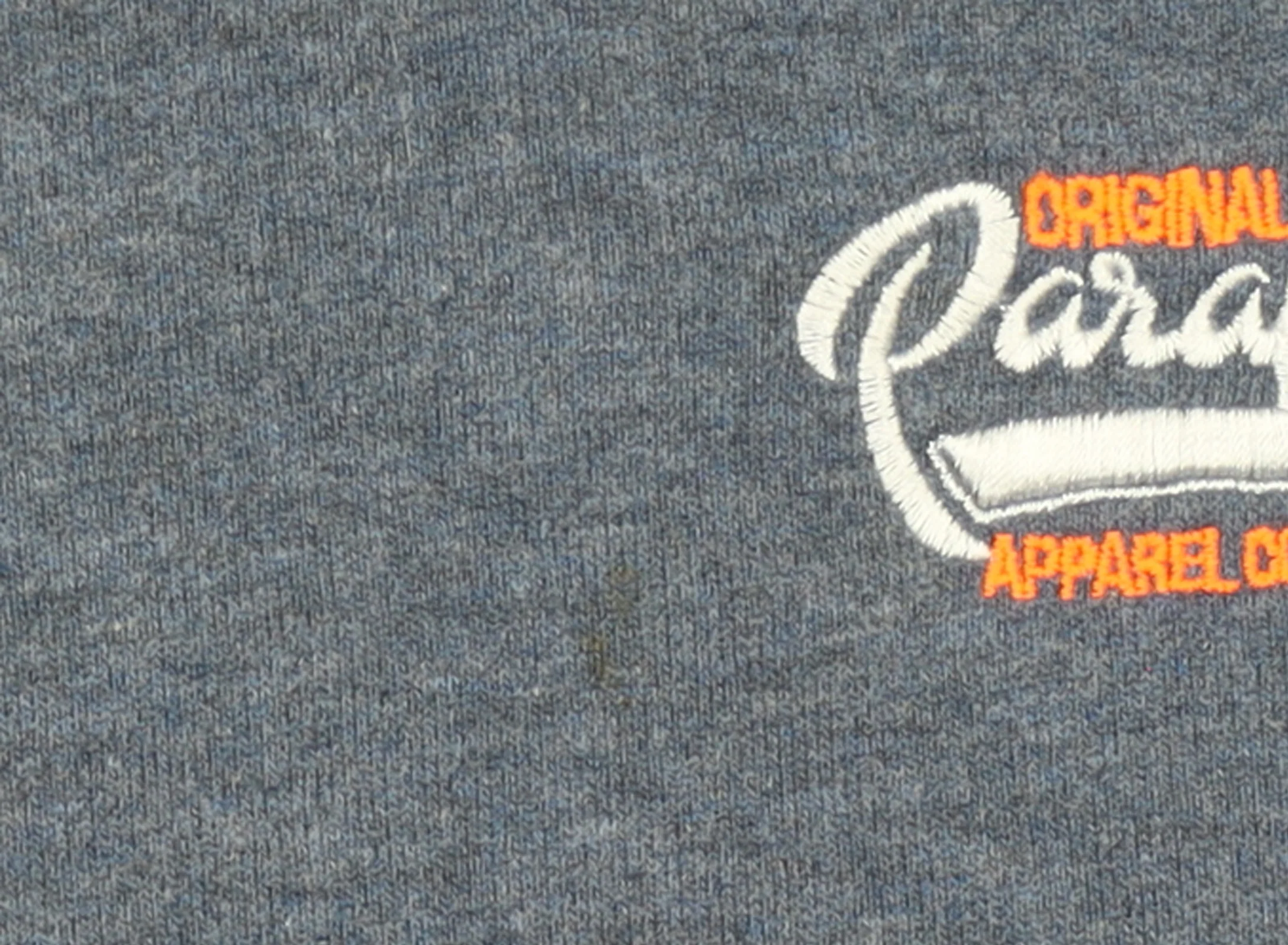 Paraffin Mens Blue 2XL Pullover Hoodie Embroidered Logo Fleece - Image 6