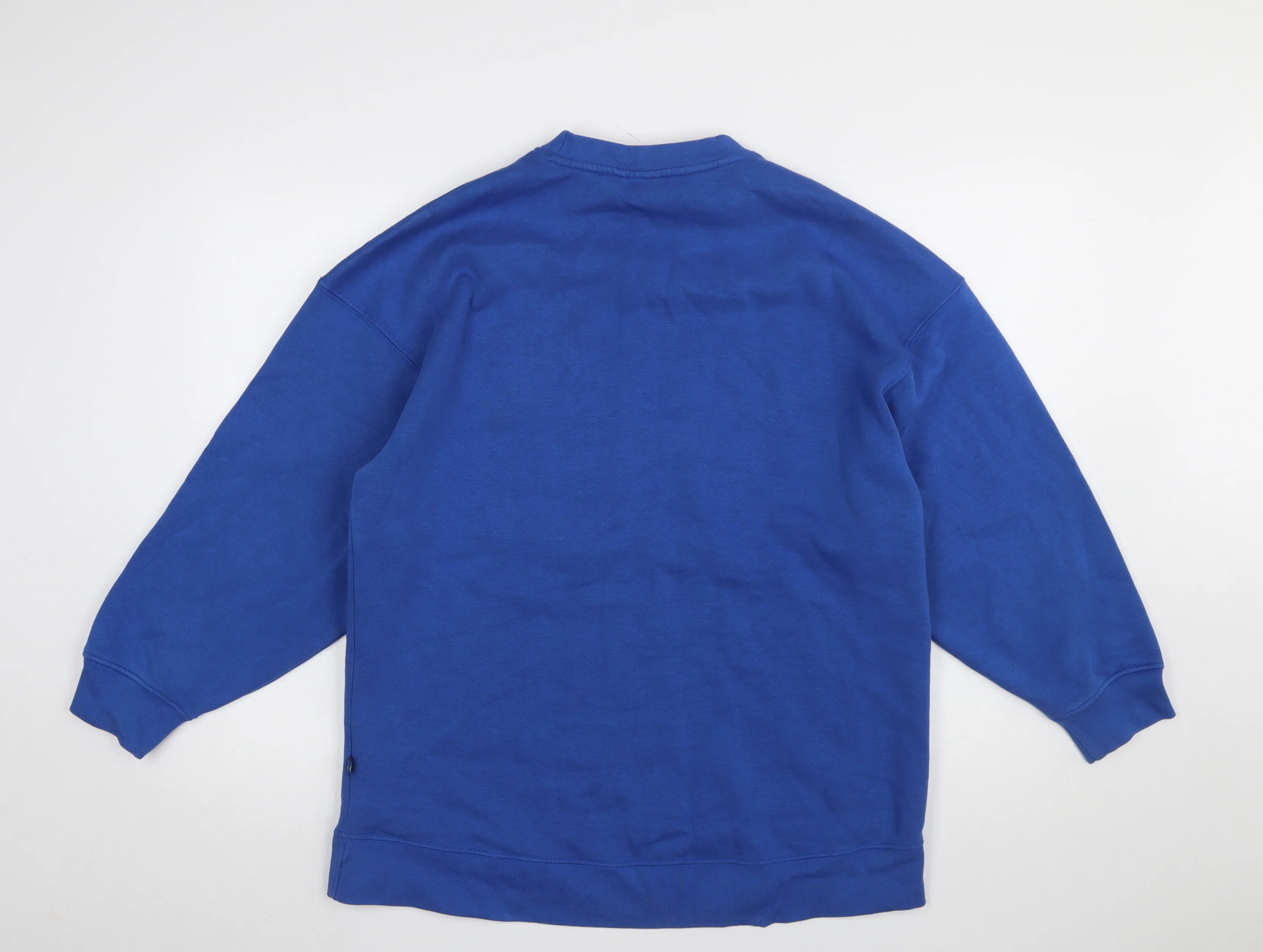 Peacocks Sport Blue Cotton Blend Women's Pullover Sweatshirt L - Image 3