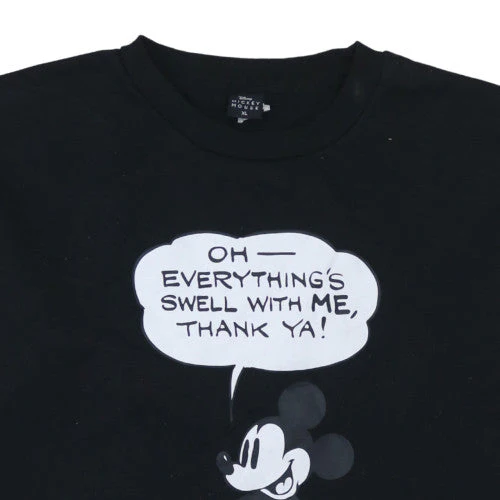 Pep&Co Women Black Mickey Mouse Pullover Sweatshirt XL 20-22 - Image 7