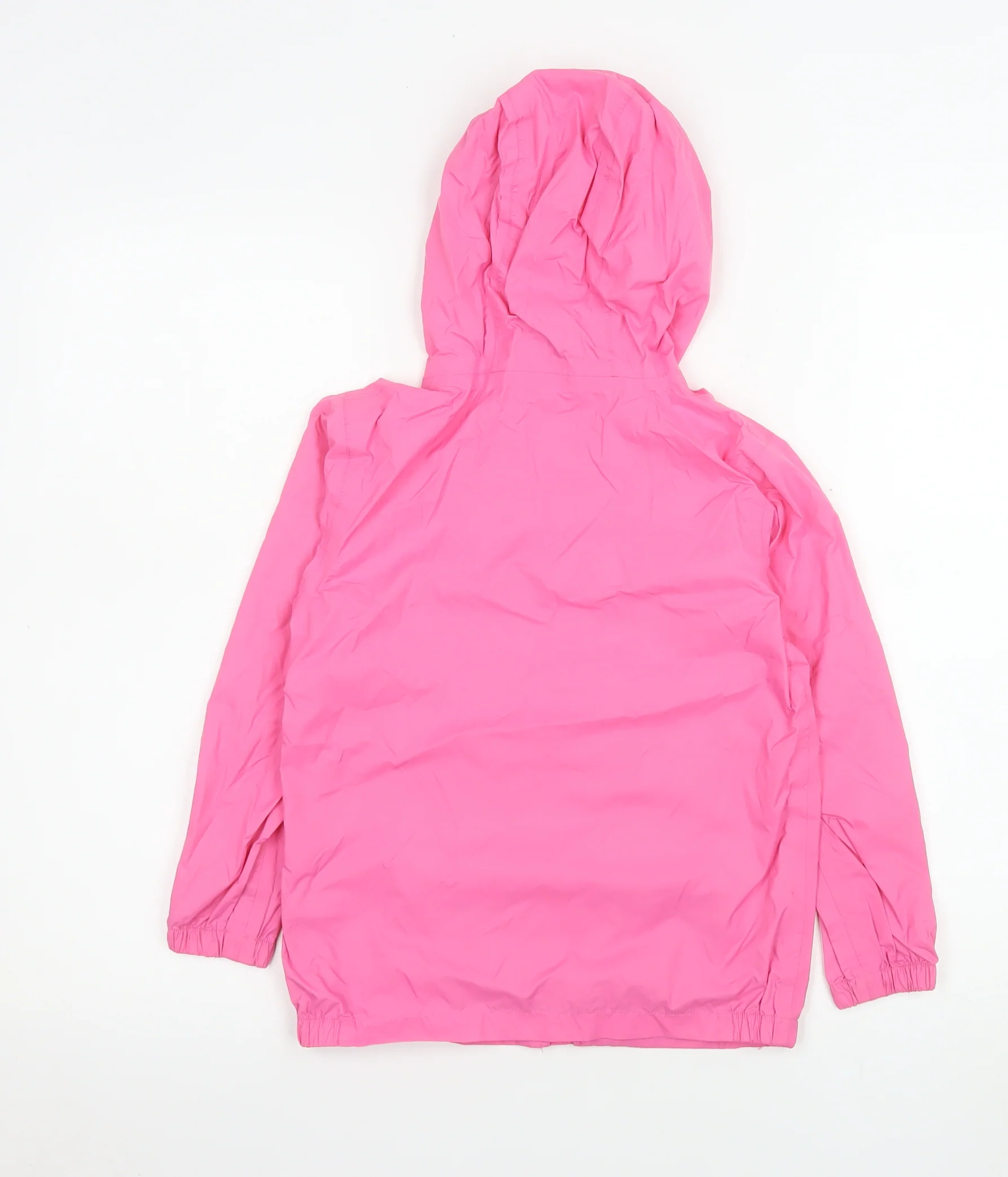 Peter Storm Girls Pink Waterproof Hooded Rain Coat 5-6 Years - Image 3