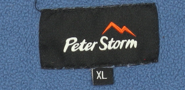 Peter Storm Men's Blue Fleece Sweatshirt XL 1/2 Zip Pullover - Image 4