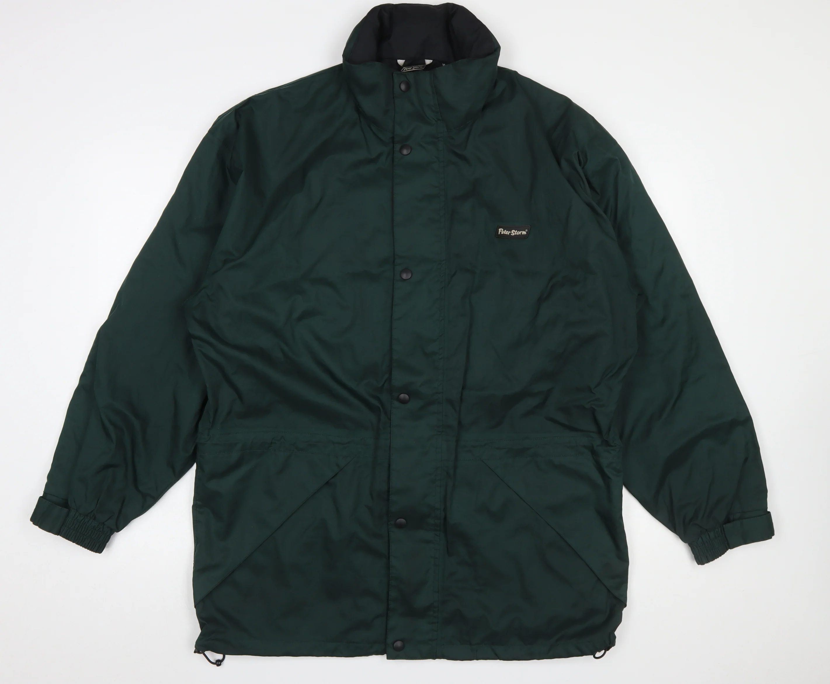 Peter Storm Men's Green Waterproof Parka Jacket Size M Outdoor Coat