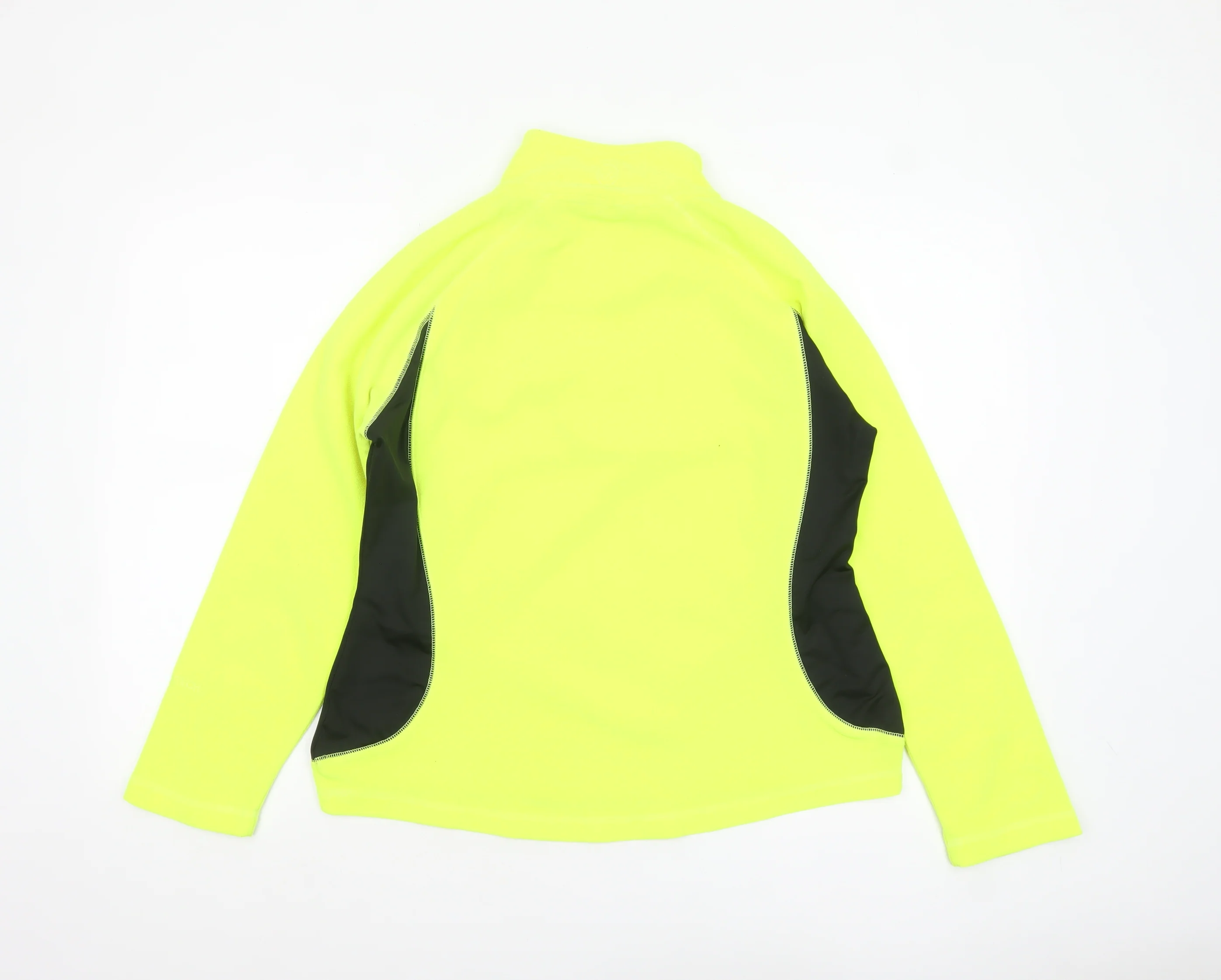 Peter Storm Women Yellow 1/2 Zip Pullover Fleece Sweatshirt Size 14 - Image 3