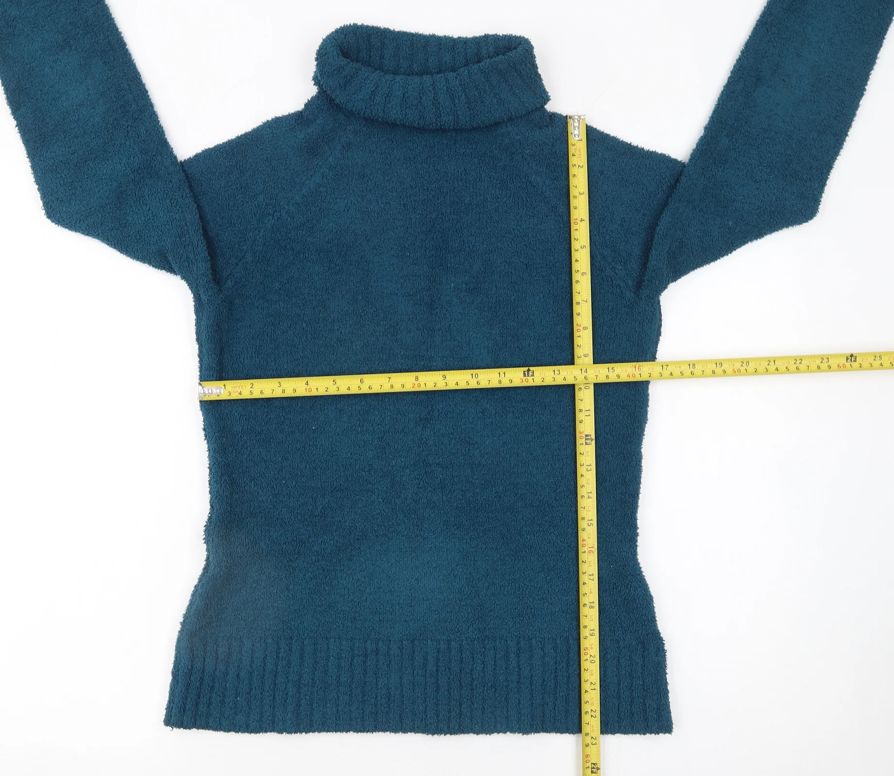 Peter Storm Women's Blue Roll Neck Fleece Jumper Size 10 Winter Pullover - Image 2