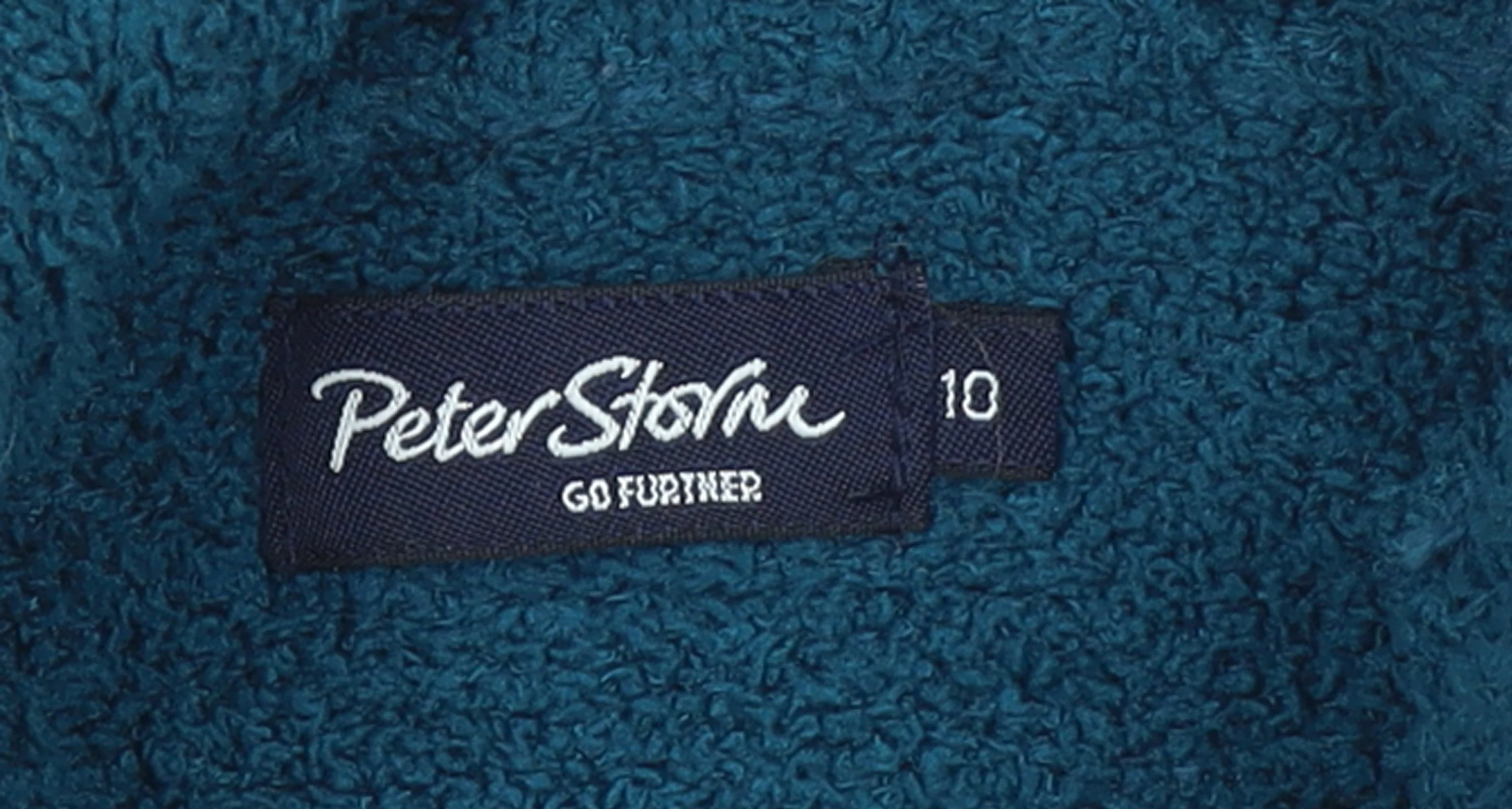 Peter Storm Women's Blue Roll Neck Fleece Jumper Size 10 Winter Pullover - Image 4