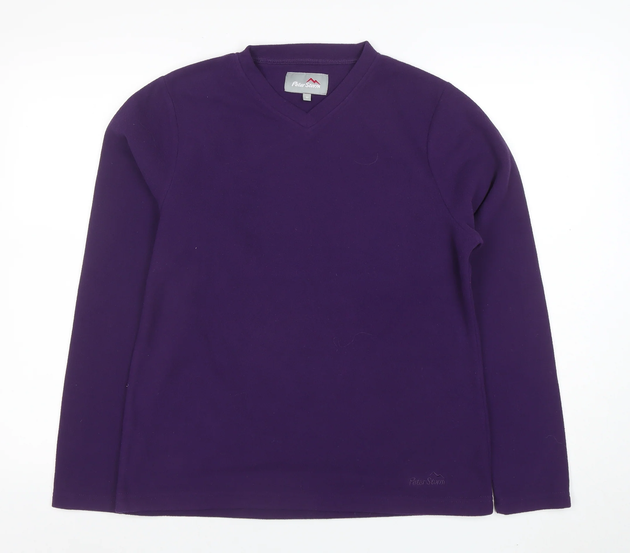 Peter Storm Women's Purple Fleece Pullover Sweatshirt Size 12