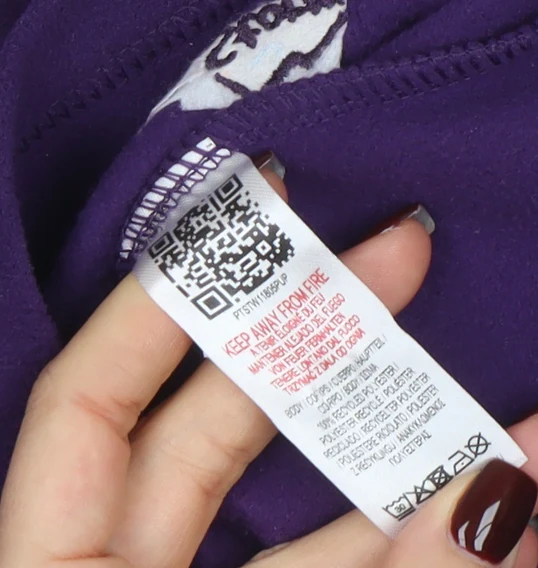 Peter Storm Women's Purple Fleece Pullover Sweatshirt Size 12 - Image 5