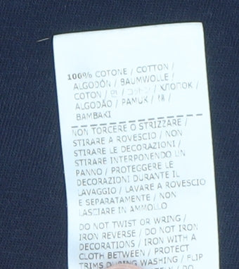 Peuterey Men's Blue Nautical Graphic Cotton T-Shirt Size L - Image 6