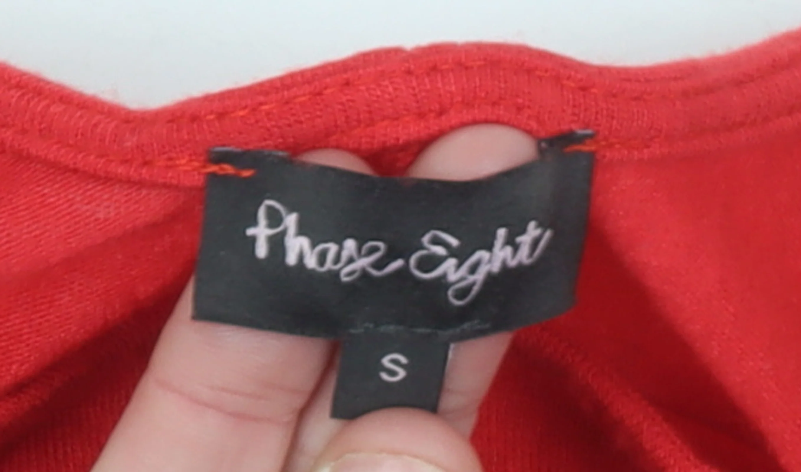 Phase Eight Women Red Long Sleeve Relaxed Fit Viscose Wool Pullover Jumper Size S - Image 4