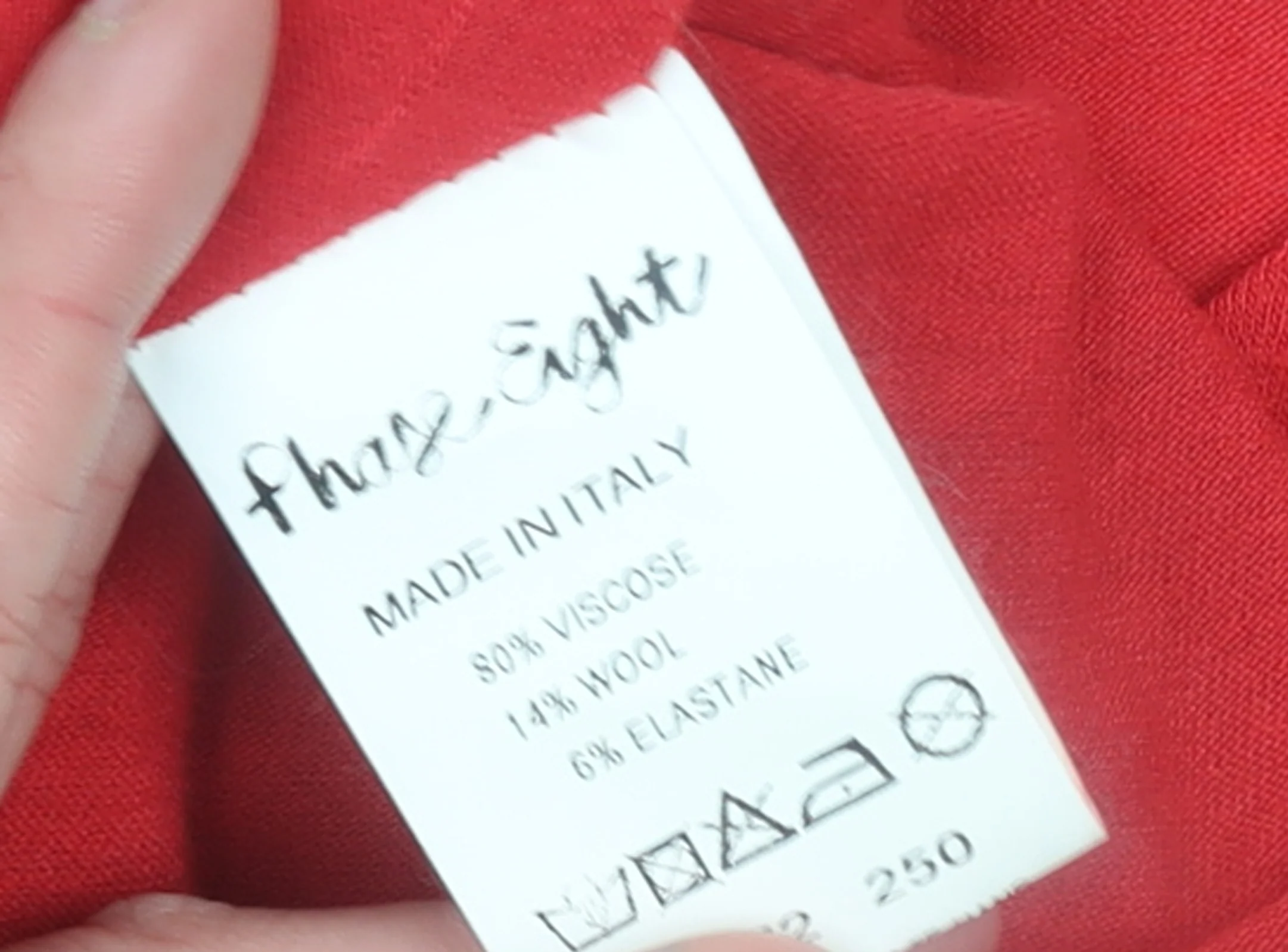 Phase Eight Women Red Long Sleeve Relaxed Fit Viscose Wool Pullover Jumper Size S - Image 5