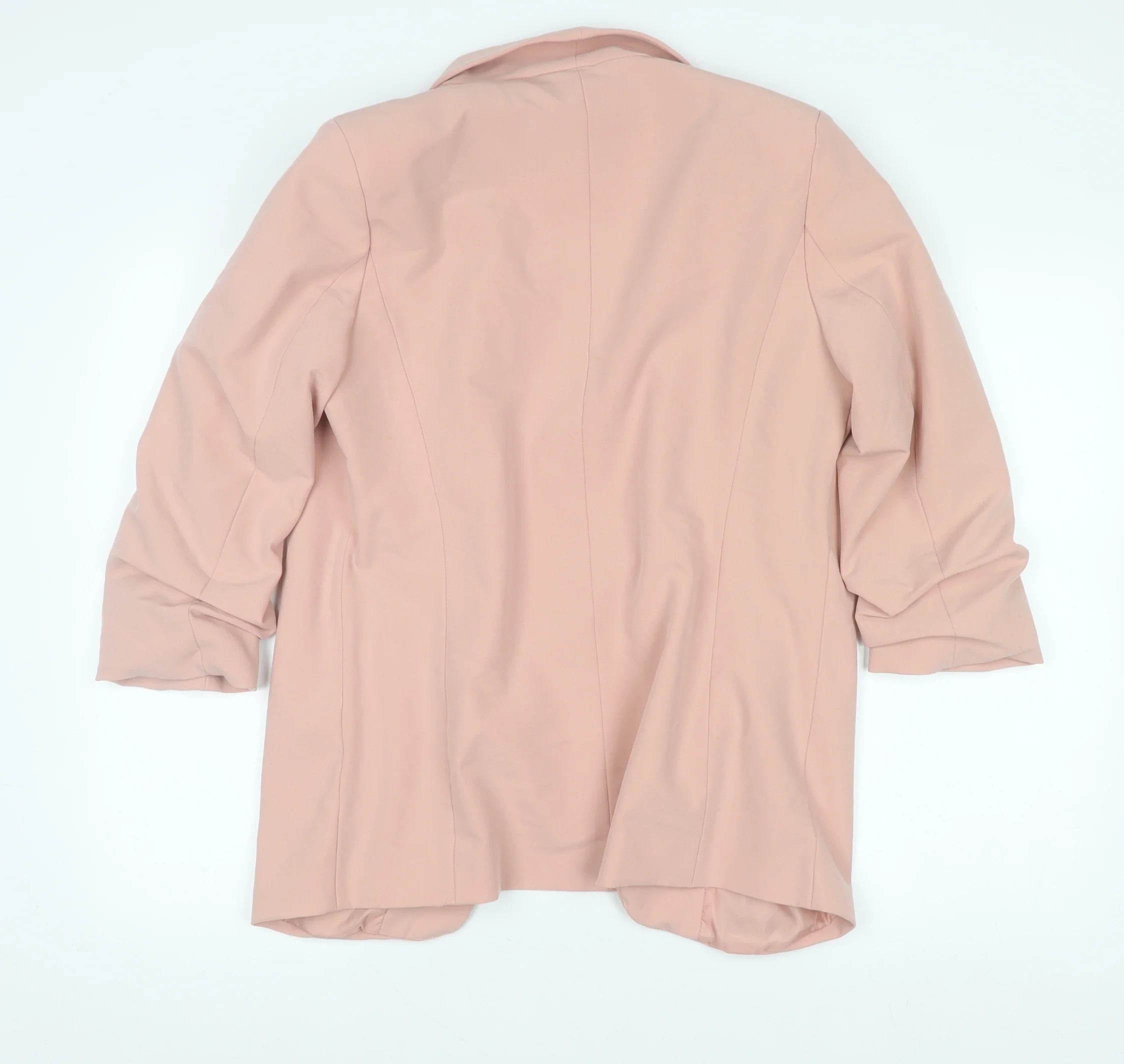 Pieces Women’s Pink L Blazer Jacket Mid-Length Regular Fit - Image 2