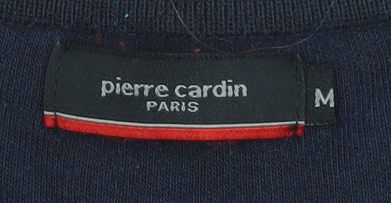 Pierre Cardin Men's Blue Argyle V-Neck Pullover Sweatshirt M - Image 4